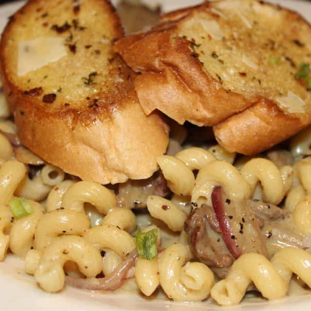 Beef Stroganoff.