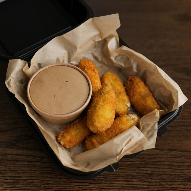 Mozzarella Spinach Sticks.